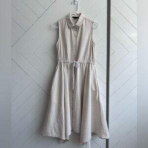 Women’s Saks Fifth Avenue Linen and cotton blend dress size Medium